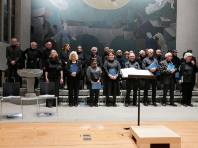 Singkreis Wabern vor Konzert