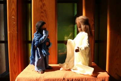 Krippenfiguren Maria und Josef