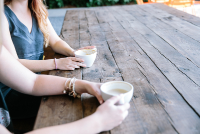 Frauen beim Kaffee