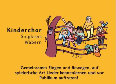 Zeichnung des Kinderchors Singkreis Wabern 
