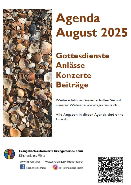 August Agenda des Kirchenkreises Mitte