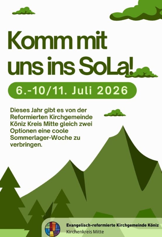 Komm mit uns ins SoLa vom 6.-10/11. Juli 2026